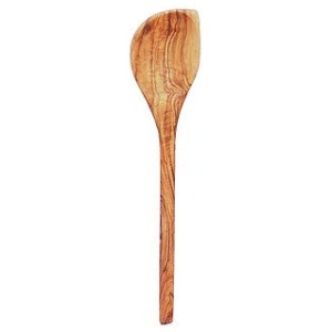 Pointy edge wooden spoon / 30 cm