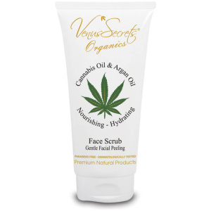 Face Scrub Tube Cannabis Oil and Argan Oil